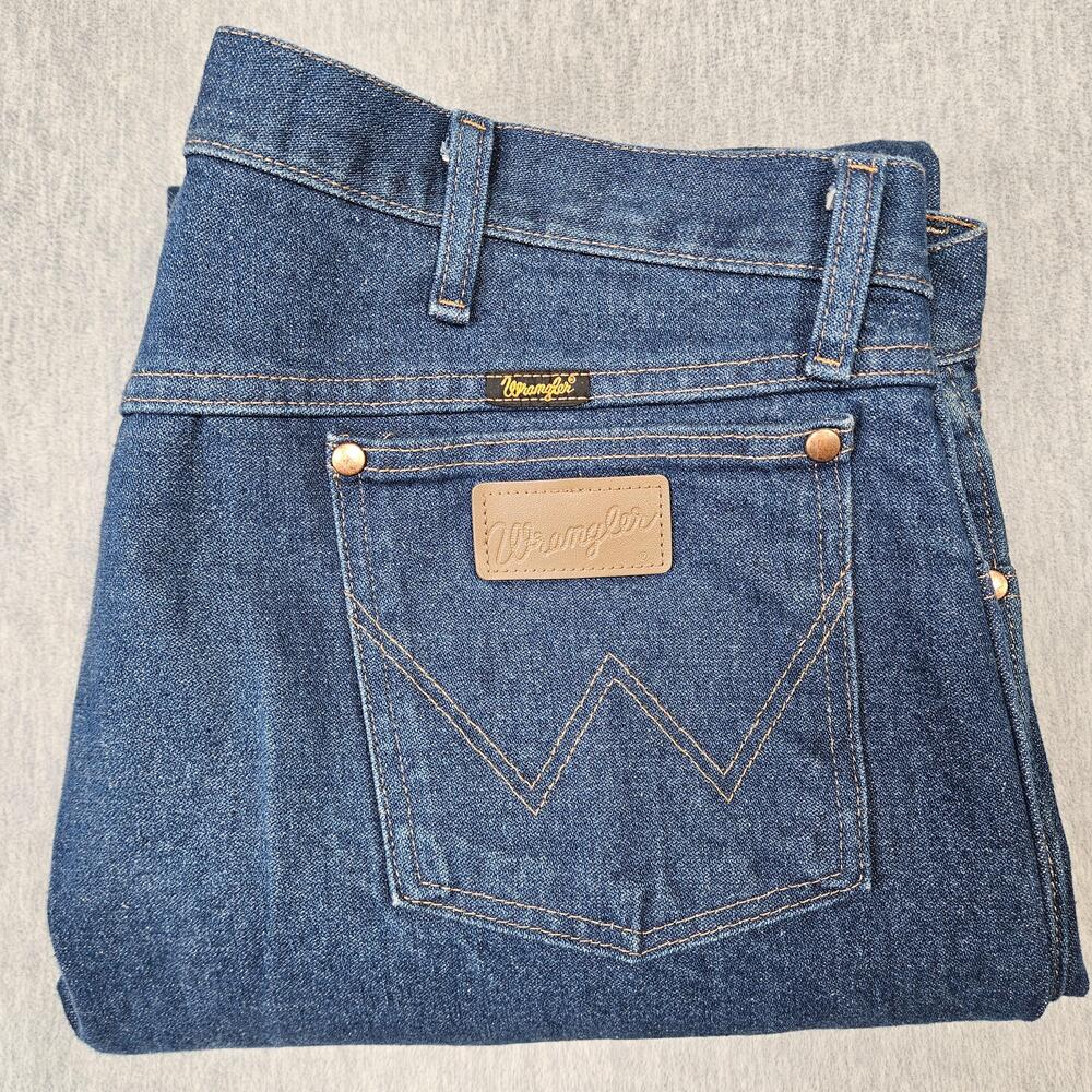Wrangler Jeans Mens 40x32 Blue Cowboy Cut Original Fit Denim 1013MWZPW